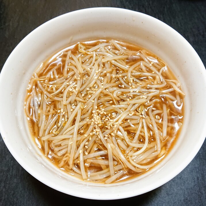 京風あんかけもやし蕎麦